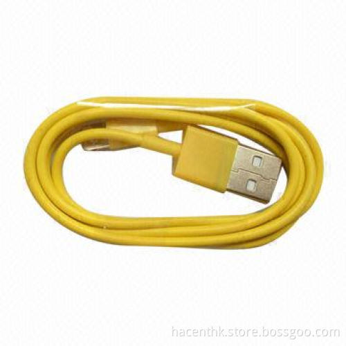 Top Selling Colorful Cable Supply for iPhone 5, Supports New iOS 7.03